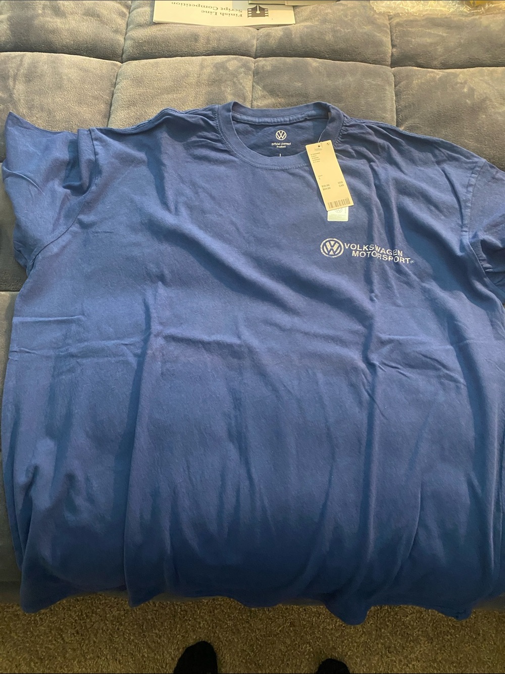 Men's Royal Blue Logo Short Sleeve Tee